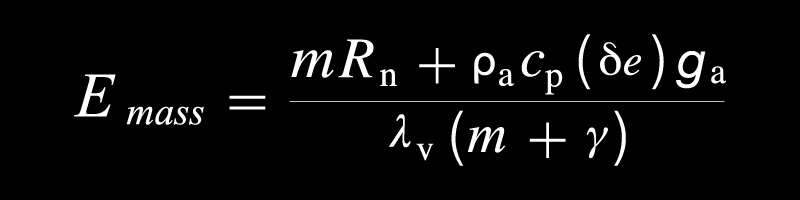 Penman equation